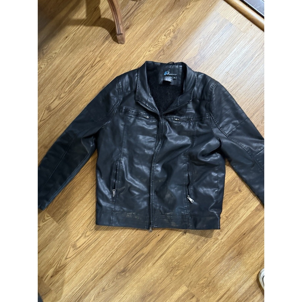 I5 Apparel Faux Leather Motorcycle Jacket Size‎ XL
